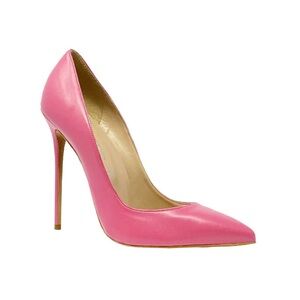 Identita Swami Pink Leather Pumps Size 7.5 (EU38)